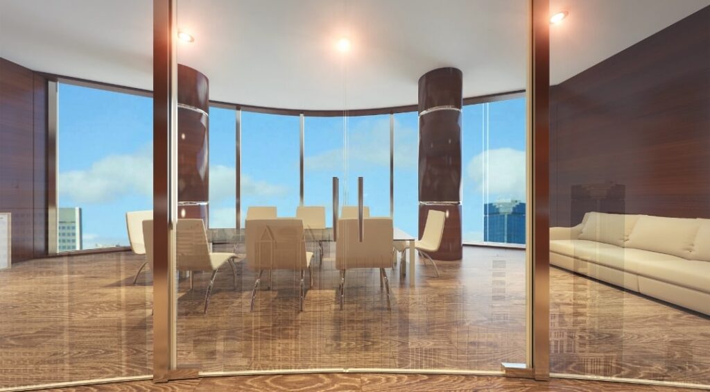 glass partition in office1